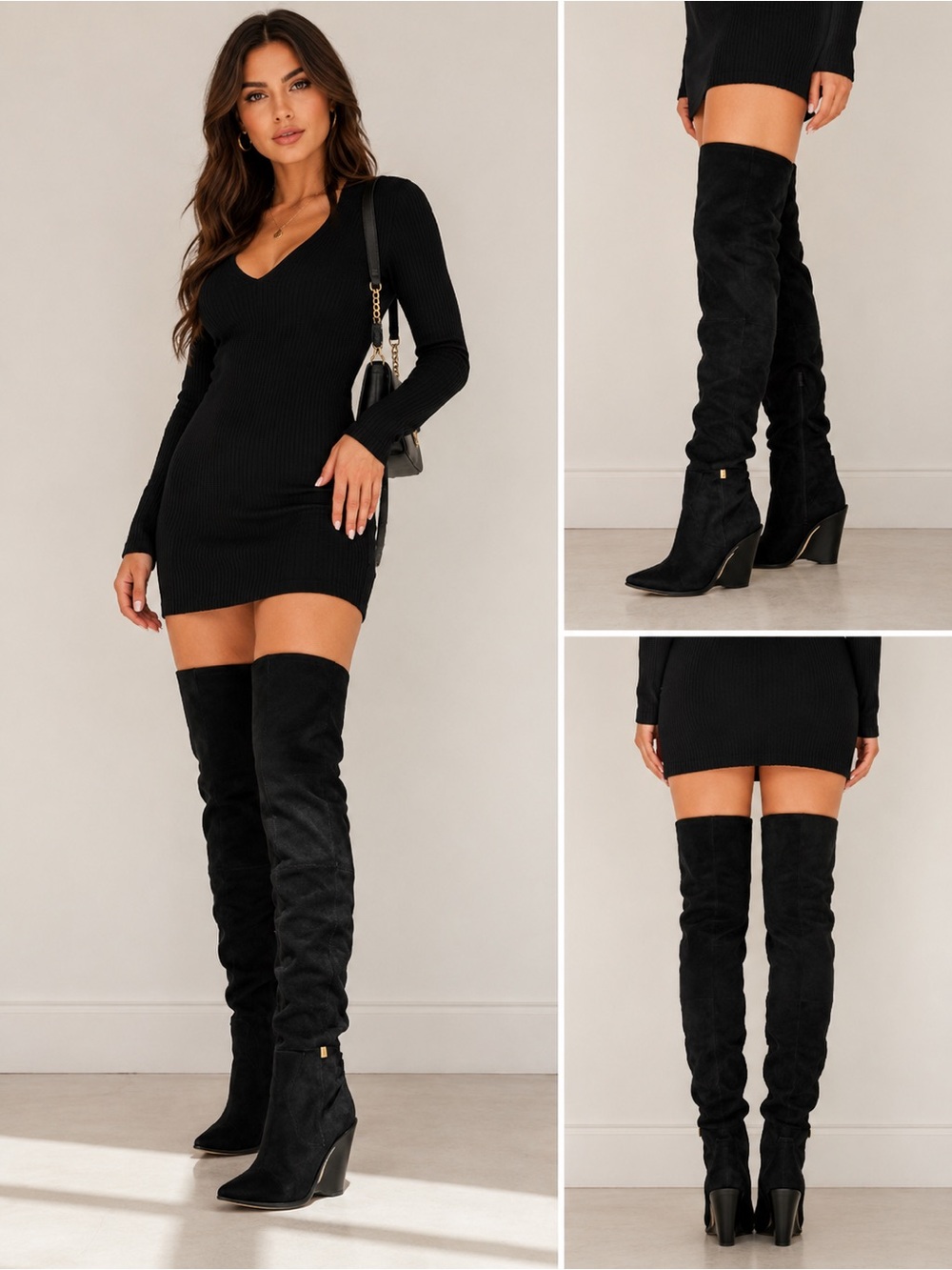 Michael Kors Noemie Suede Thigh High Boots